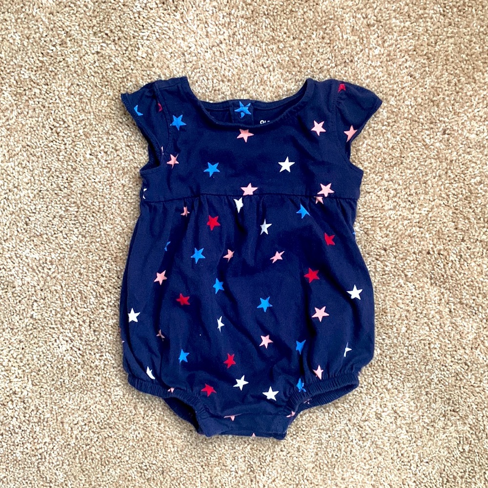 Patriotic baby bubble with stars 🇺🇸